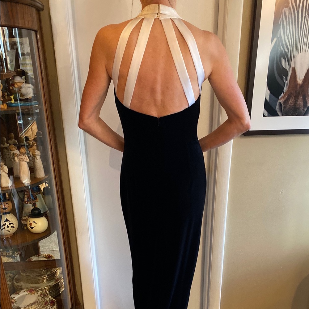 VELVET EVENING DRESS - Picture 2 of 7